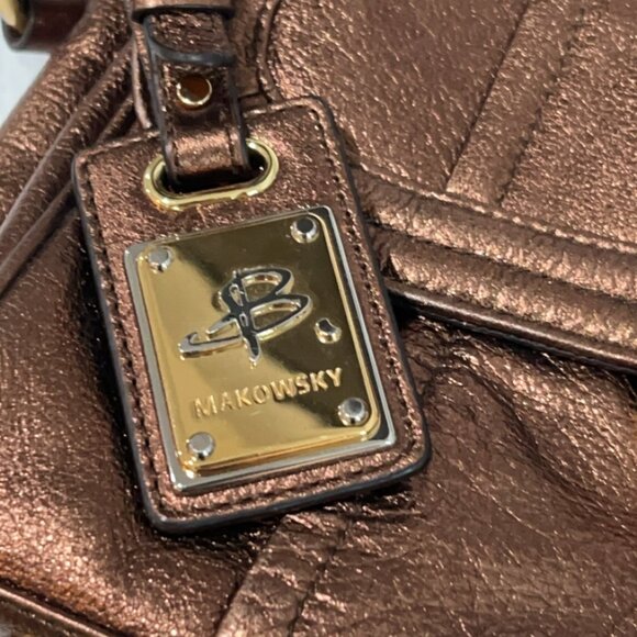B Makowsky Genuine Leather Purse NWT - Picture 5 of 12